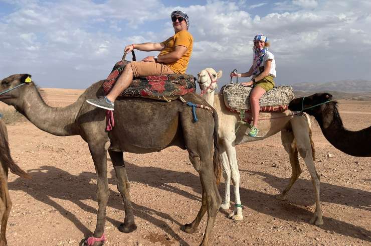 Marco ed Erica nel Deserto di Agafay, Marocco - LeBisbetiche.com