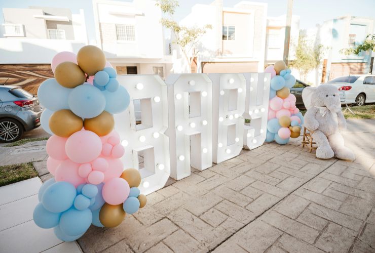 Allestimento Gender Reveal - LeBisbetiche.com
